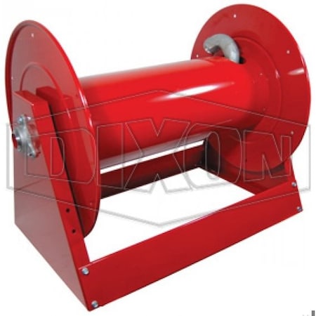 Dixon Continuous Flow Reel, 200 ft of 1-1/2 in Hose, 26 in H, Steel, Domestic CFR47-150-200